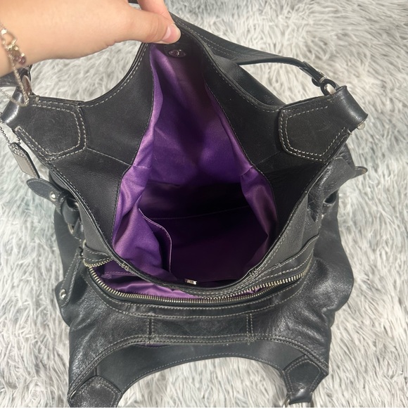 Y2K Coach Black Classic Madison Tote # C1082-14336 - Picture 5 of 9